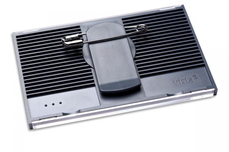 Avery 4838G-M Vista Name Badges - Plastic with Rotating Combi Clips - Image 3