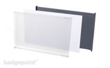 Avery 4838G-M Vista Name Badges - Plastic with Rotating Combi Clips thumbnail 2