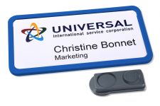 Avery 4839B-L Office Name Badges 81 x 43mm Blue thumbnail 3