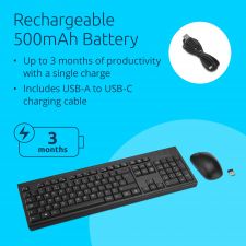 Kensington K75560UK KM270 EQ Rechargeable Wireless Desktop Set thumbnail 1