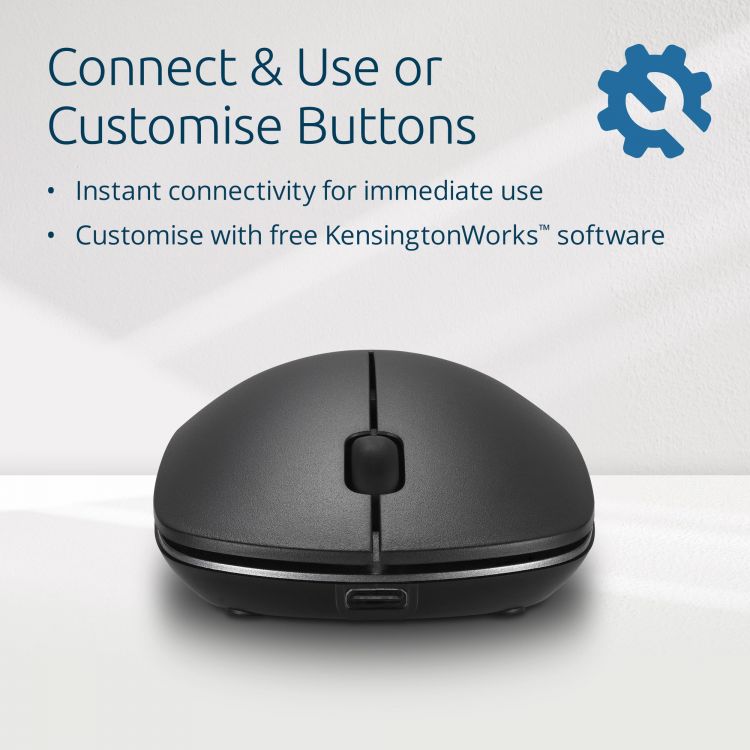 Kensington MY230 EQ Rechargeable Wireless Mouse - Midsize - Image 4