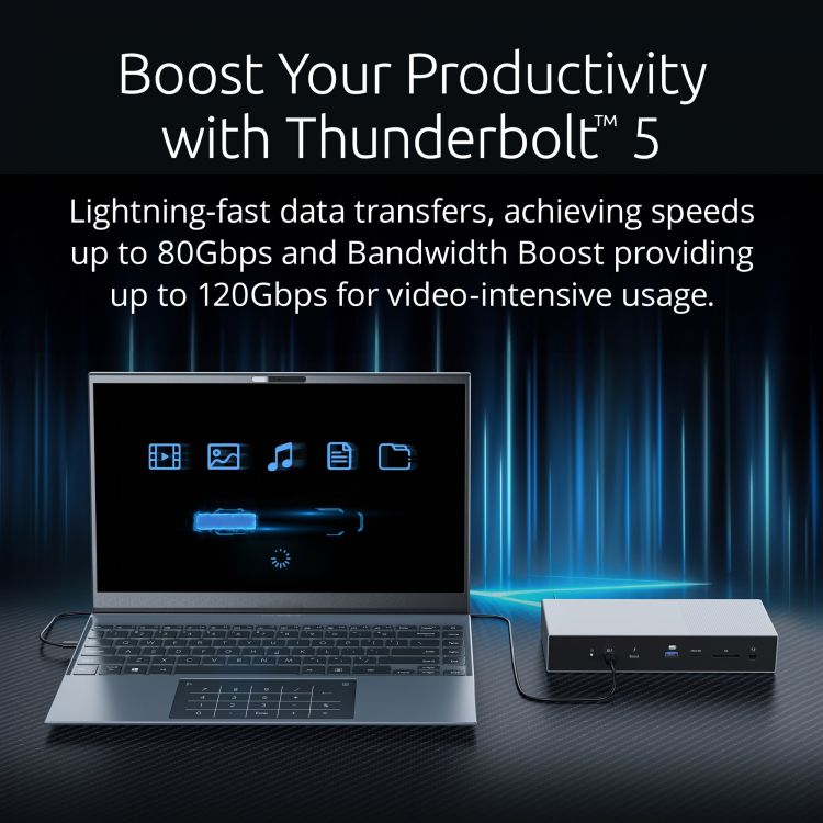 Kensington SD5000T5 EQ Thunderbolt 5 Triple 4K Docking Station - Image 5