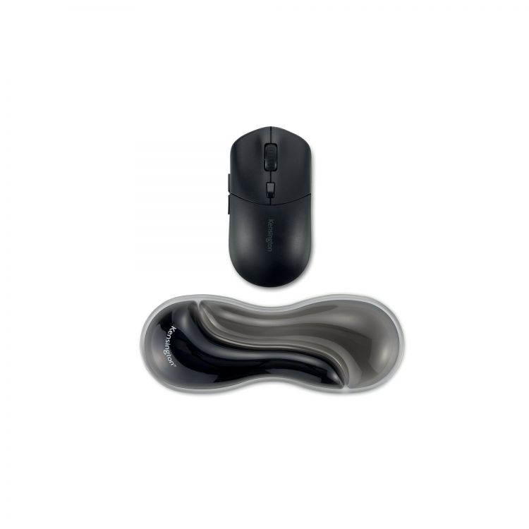 Kensington K62438WW Slim Duo Gel Mouse Trackball Grey Wrist Rest - Image 7