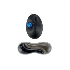 Kensington K62438WW Slim Duo Gel Mouse Trackball Grey Wrist Rest thumbnail 6
