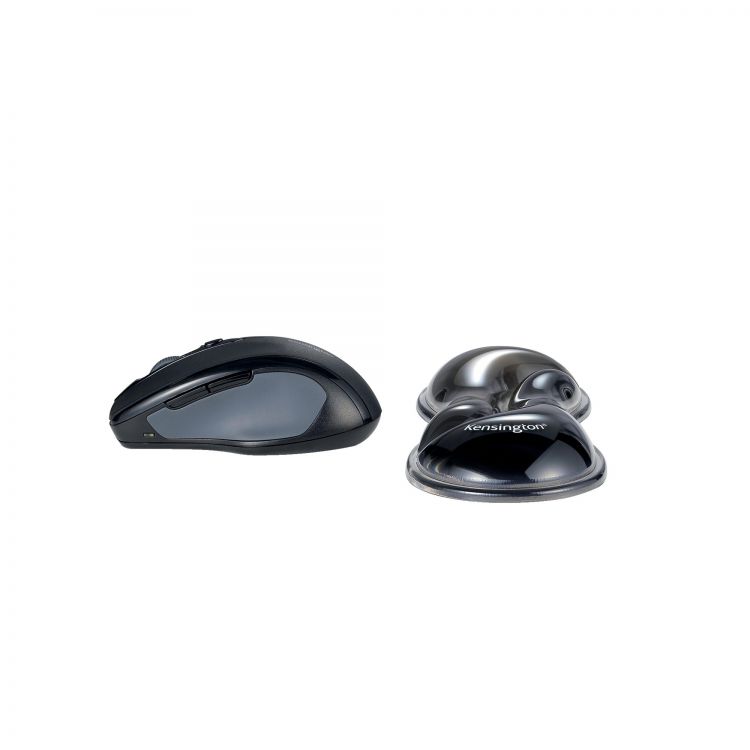 Kensington K62438WW Slim Duo Gel Mouse Trackball Grey Wrist Rest - Image 5