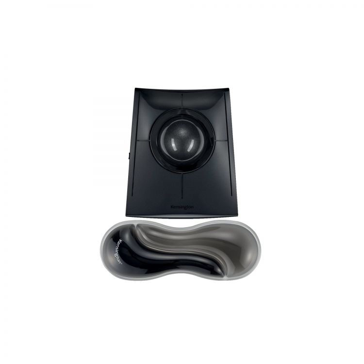 Kensington K62438WW Slim Duo Gel Mouse Trackball Grey Wrist Rest - Image 4
