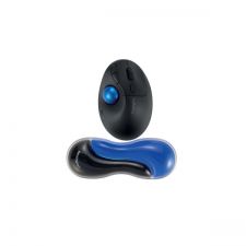 Kensington K62439WW Slim Duo Gel Mouse Trackball Blue Wrist Rest thumbnail 2