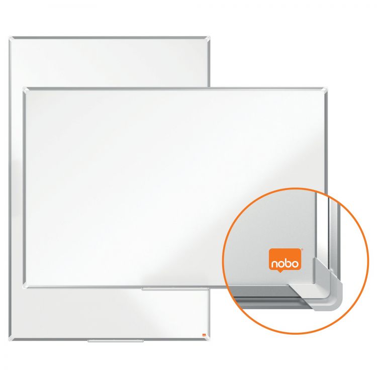 Nobo Premium Plus Widescreen Steel Magnetic Whiteboard 890x500mm - Image 3