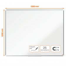 Nobo Premium Plus Enamel Magnetic Whiteboard 1500x1200mm thumbnail 3