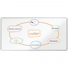 Nobo Premium Plus Enamel Magnetic Whiteboard 2000x1000mm thumbnail 2