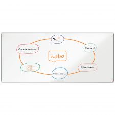 Nobo Premium Plus Enamel Magnetic Whiteboard 2700x1200mm thumbnail 2