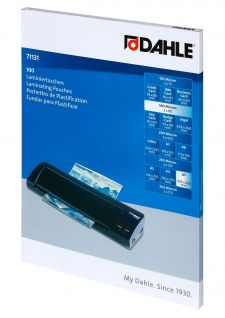 Dahle Laminating Pouches A4 216x303mm 250 micron Pack of 100 thumbnail 3