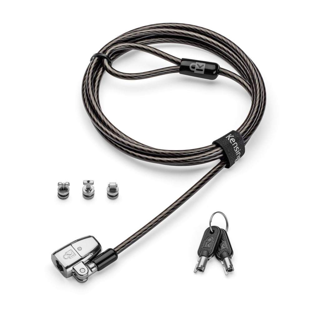 Kensington K68108EUM ClickSafe 2.0 3-in-1 Keyed Laptop Lock