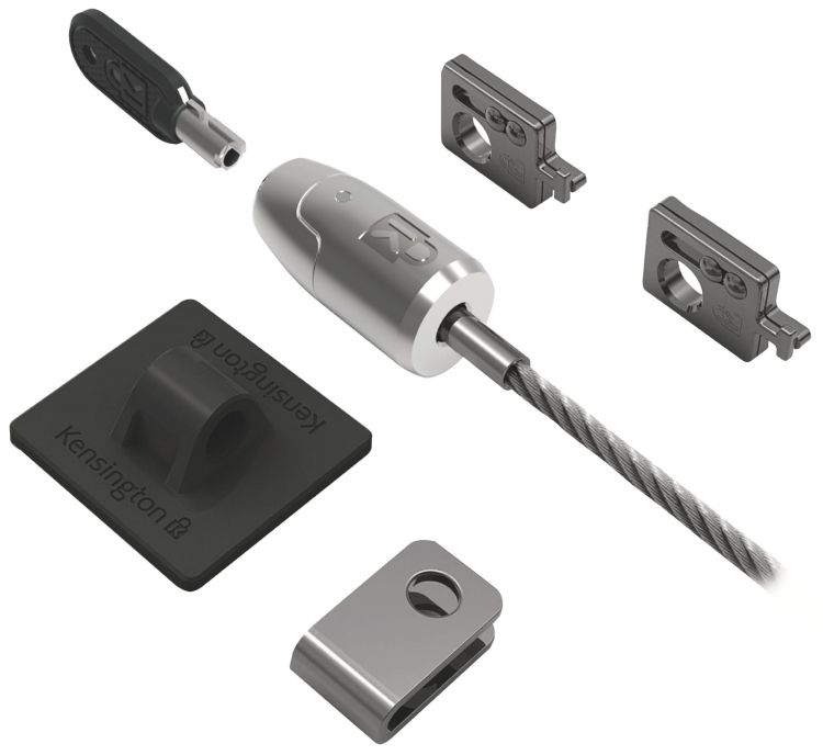Kensington K64425EUS Desktop and Peripherals Locking Kit 2.0 Single Keyed Pack of 25 - Image 2