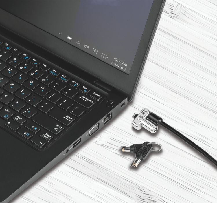 Kensington K64441EUM Slim N17 2.0 Keyed Laptop Lock for Wedge- Shaped Slots - Image 7