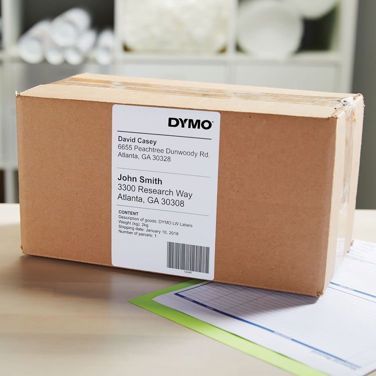 Dymo S0904980 104mm x 159mm XL Shipping Labels Black on White - Image 8