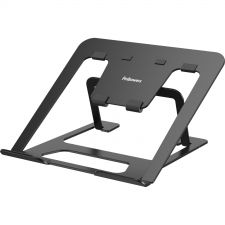 Fellowes Adjustable Laptop Riser Alumia Portable Laptop Stand Black thumbnail 1