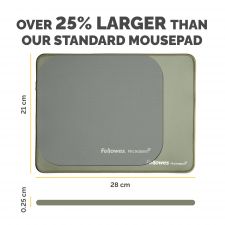 Fellowes Breyta XL Mousepad with Antibacterial Protection Sage thumbnail 2