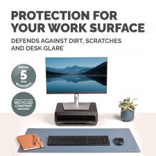 Fellowes Breyta Desk Mat with Antibacterial Protection Marine thumbnail 4