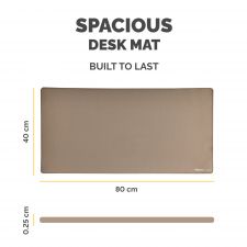 Fellowes Breyta Desk Mat with Antibacterial Protection Sand thumbnail 2