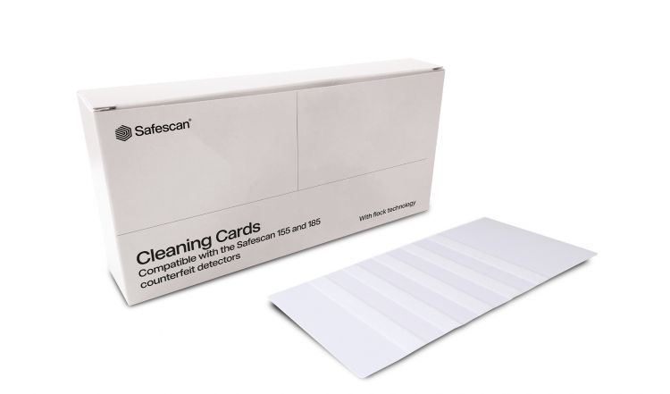 Safescan Counterfeit Detector Cleaning Cards pack of 10 - Image 2