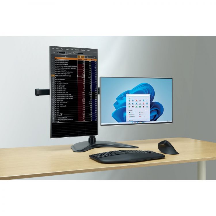 Kensington K58271WW SmartFit Ergo Freestanding Dual Monitor Stand - Image 7