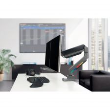Kensington K58272WW SmartFit Dual Monitor Arm with Crossbar and Handle thumbnail 9