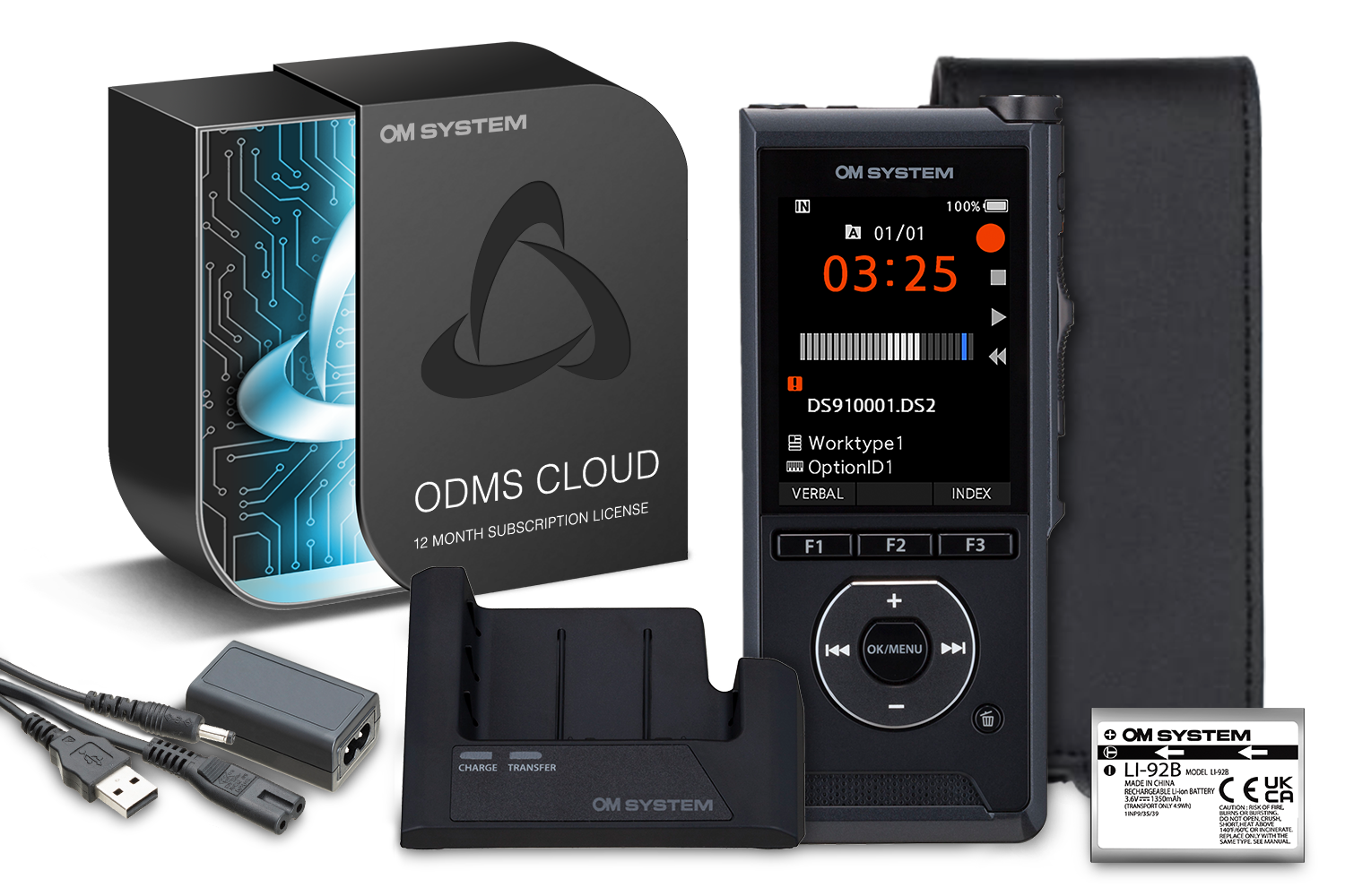 OM DIGITAL DS-9100 Premium Kit with ODMS Cloud and FREE ODMS SR