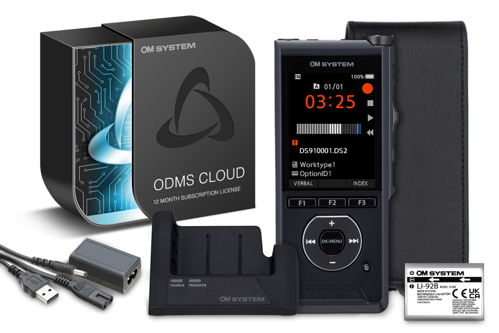 OM DIGITAL DS-9100 Premium Kit with ODMS Cloud and FREE ODMS SR