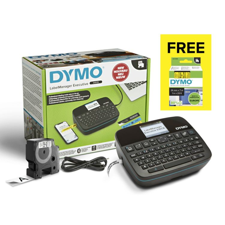 Dymo LabelManager Executive 640CB Labelling Machine + Free Tape
