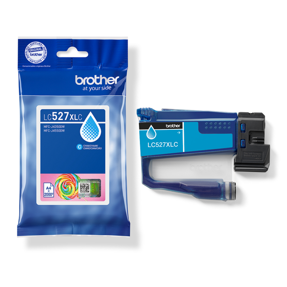 Brother LC527XLC High Yield Cyan Ink Cartridge