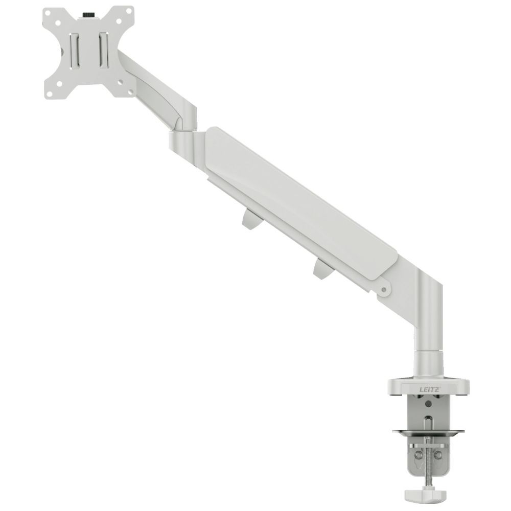 Leitz Ergo Space Saving Single Monitor Arm Light Grey