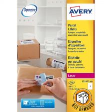 Avery BOX DAMAGED - L7167-500 Parcel Labels 500 sheets - 1 Label per Sheet thumbnail 1