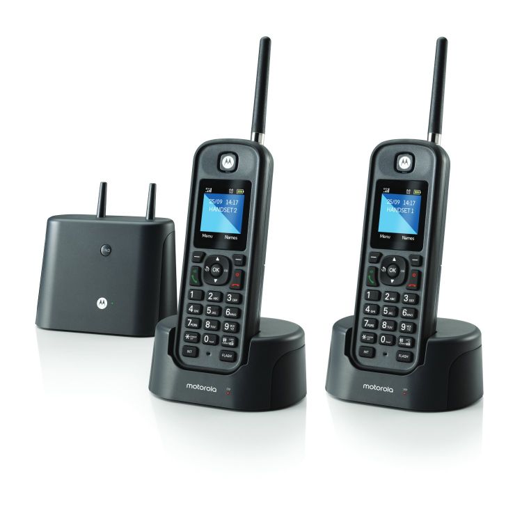Motorola O202 Twin ruggedised long range cordeless phone - Image 2