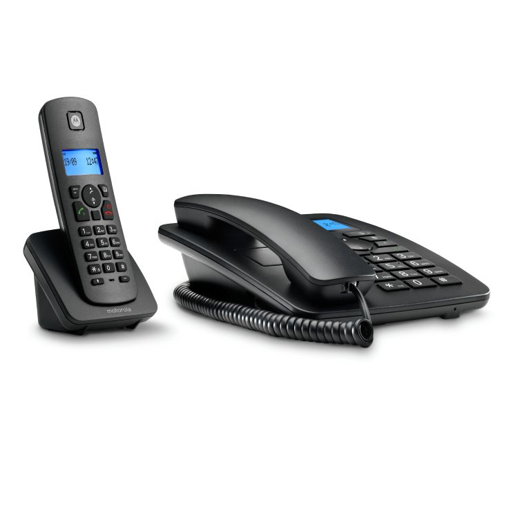Motorola C4201 Corded Telephone with a Digital Cordless Handset - Image 2