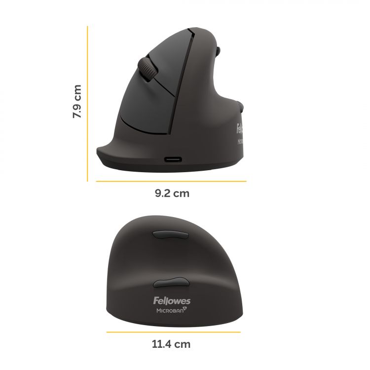 Fellowes Vertical Mouse Breyta Plus+ Vertical Mouse Right Handed Large - Image 2