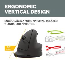 Fellowes Vertical Mouse Breyta Plus+ Vertical Mouse Left Handed Medium thumbnail 5