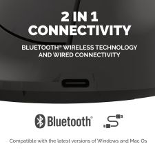 Fellowes Breyta Vertical Mouse with Antibacterial Protection Right Handed Medium thumbnail 6