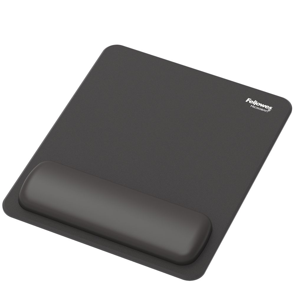 Fellowes Breyta Mousepad Standard Wrist Rest Black