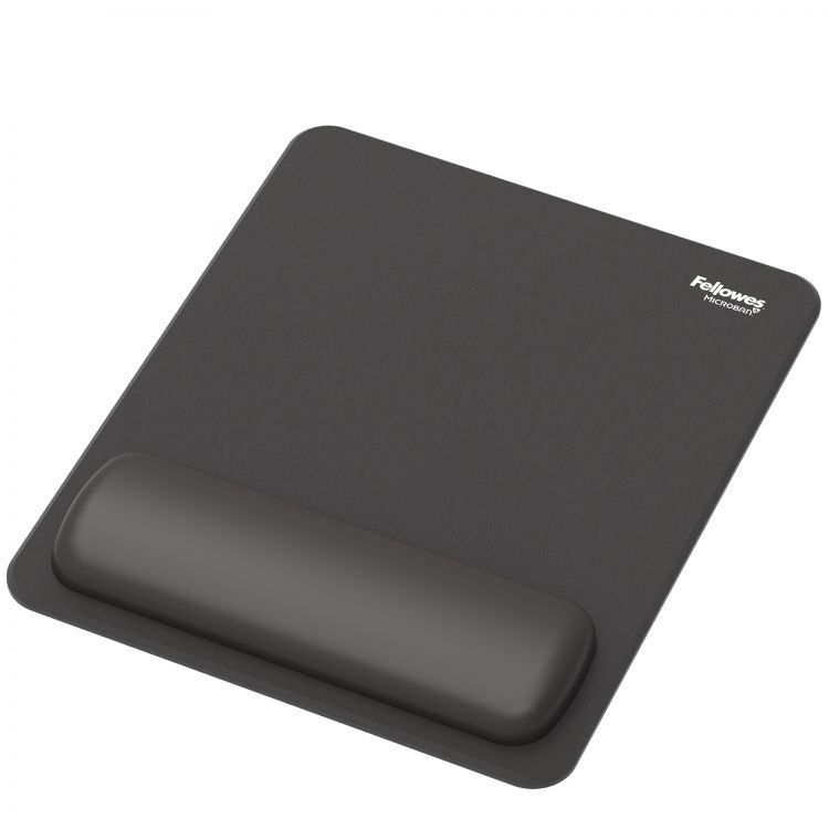 Fellowes Breyta Mousepad Standard Wrist Rest Black