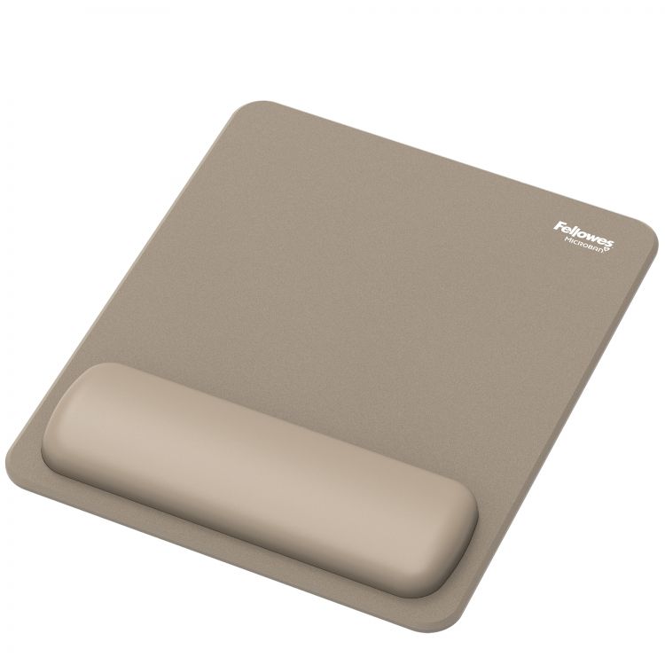 Fellowes Breyta Mousepad Standard Wrist Rest Sand