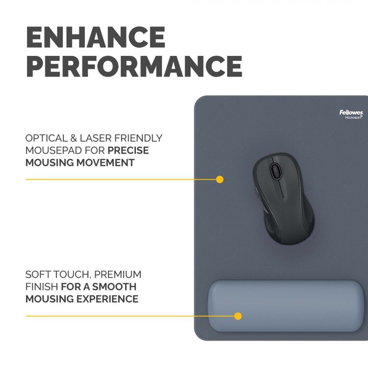 Fellowes Breyta XL Mousepad Wrist Rest Marine - Image 4