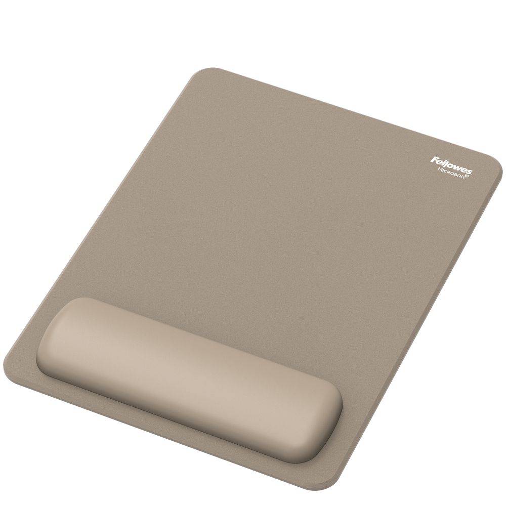Fellowes Breyta XL Mousepad Wrist Rest Sand
