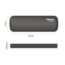 Fellowes Breyta Palm Rest Black thumbnail 2