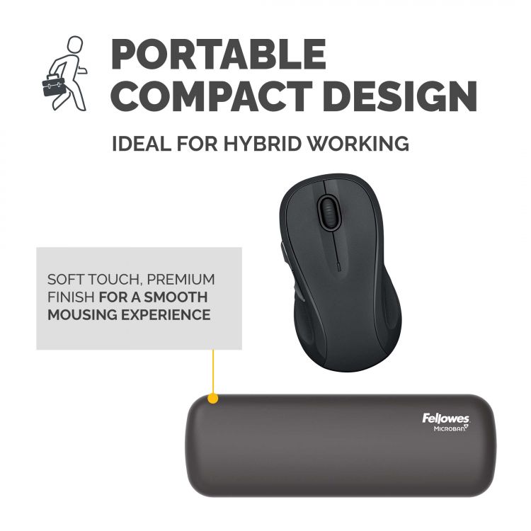 Fellowes Breyta Palm Rest Black - Image 6