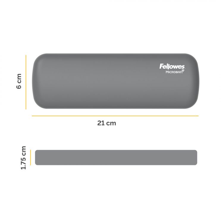 Fellowes Breyta Palm Rest Grey - Image 4