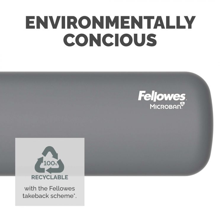 Fellowes Breyta Palm Rest Grey - Image 2