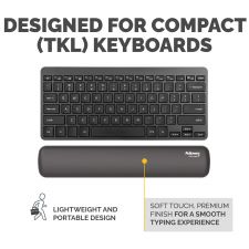 Fellowes Breyta Compact Keyboard Wrist Rest Black thumbnail 4