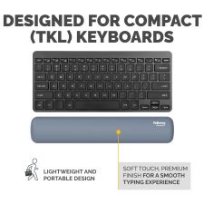 Fellowes Breyta Compact Keyboard Wrist Rest Marine thumbnail 3