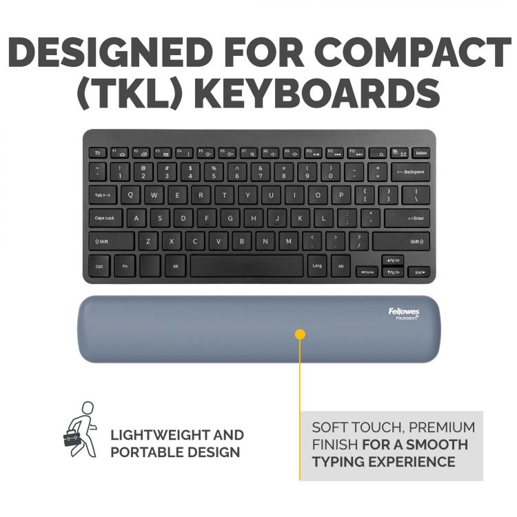 Fellowes Breyta Compact Keyboard Wrist Rest Marine - Image 3